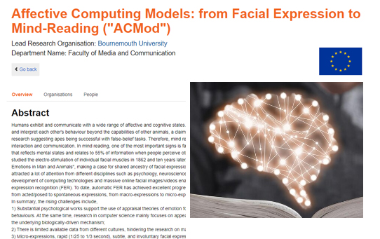 ACMod: Affective Computing Models: from Facial Expression to Mind-Reading