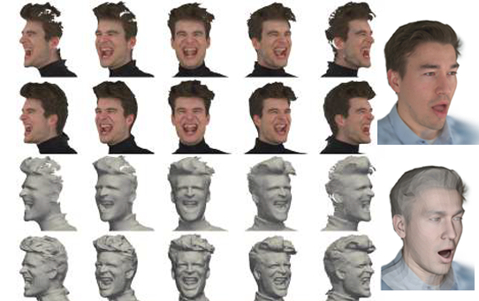 Photorealistic 3D Head Reconstruction via 2D Gaussians